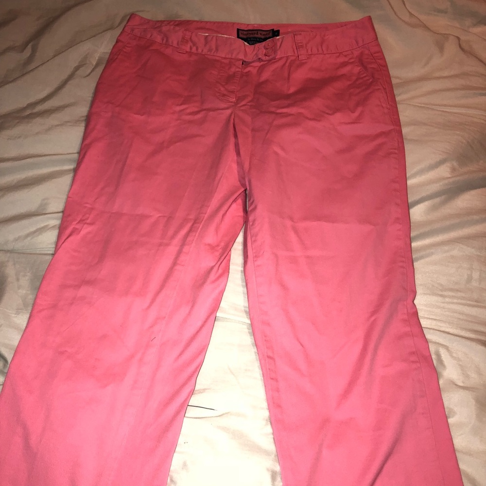 Vineyard Vines Pink Capri Pants